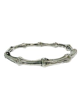 Tiffany & Co Silver Bamboo Bangle Bracelet